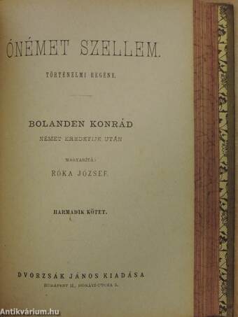 Ónémet szellem I-III.