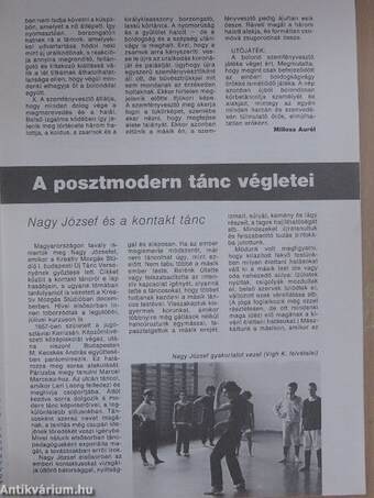 Táncművészet 1985/11.