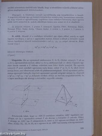 Középiskolai Matematikai és Fizikai Lapok 2011. december