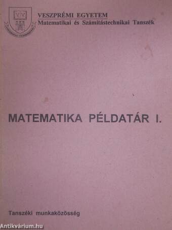 Matematika példatár I.