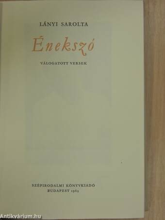 Énekszó