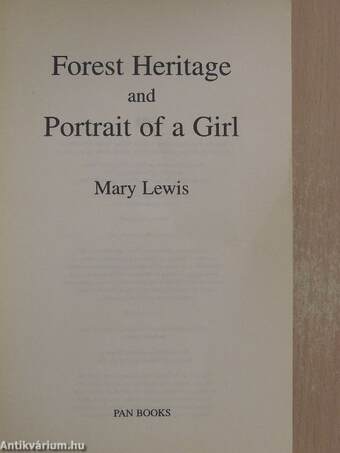 Forest Heritage/Portrait of a Girl