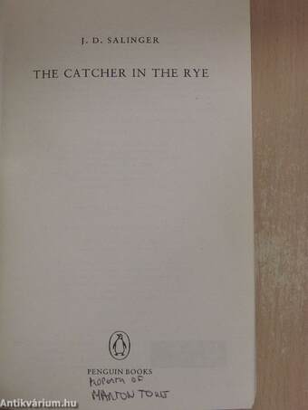 The Catcher in the Rye