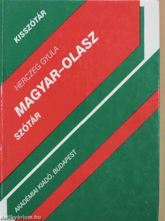 Magyar-olasz/olasz-magyar szótár