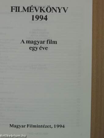 Filmévkönyv 1994