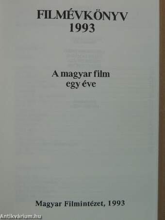 Filmévkönyv 1993