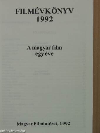 Filmévkönyv 1992