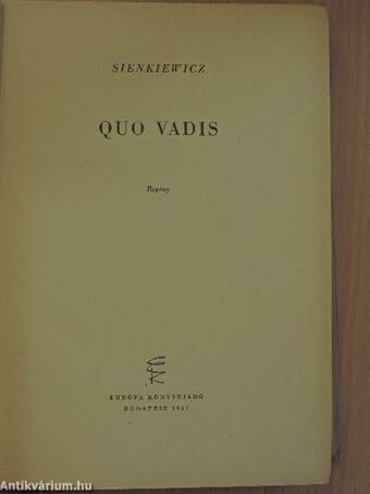 Quo vadis