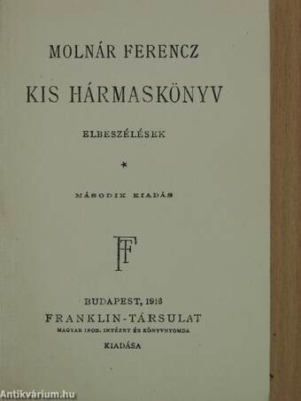 Kis hármaskönyv I-III.