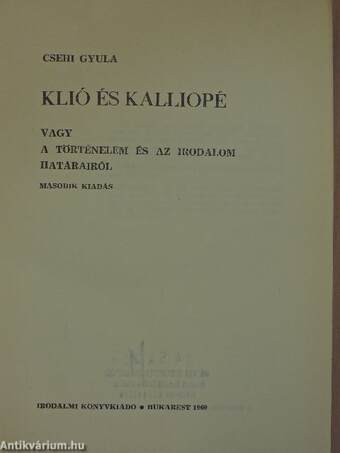 Klio és Kalliopé