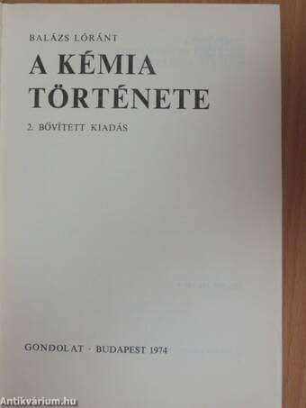 A kémia története