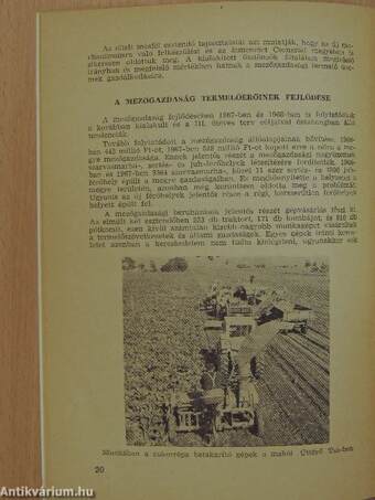 Tananyag a szocializmus építésének kérdései, a gazdaságpolitikai és a téli tanfolyamok részére 1968/69