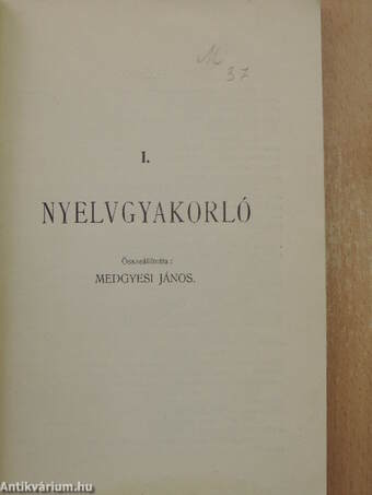 Esperanto nyelvgyakorló-olvasókönyv és szótár