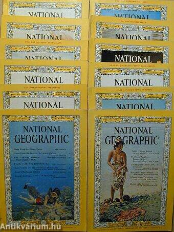 National Geographic January-December 1962