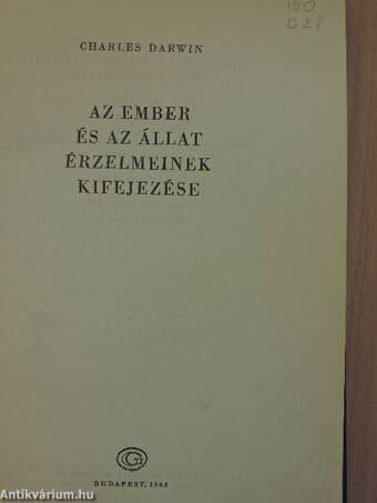 Az ember és az állat érzelmeinek kifejezése