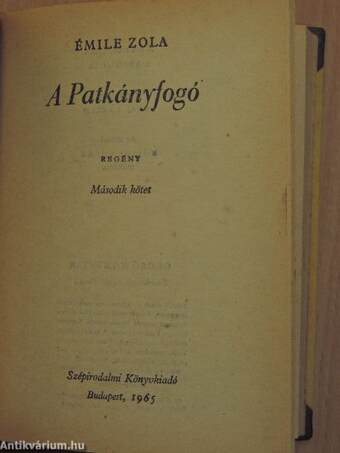 A Patkányfogó I-II.