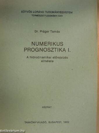 Numerikus prognosztika I.