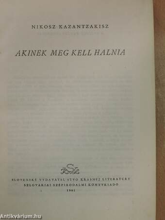 Akinek meg kell halnia