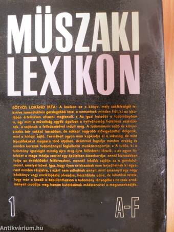 Műszaki lexikon 1-3./Kiegészítés