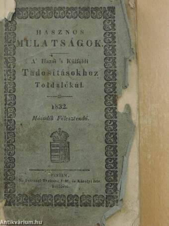 Hasznos Mulatságok 1832/II.