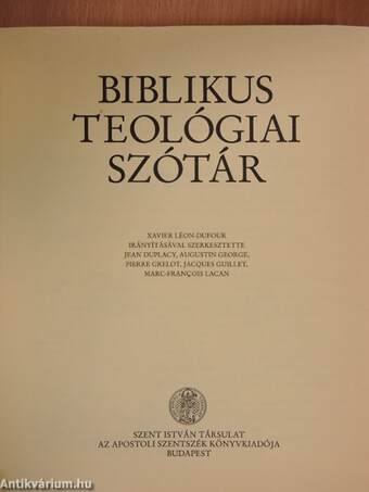 Biblikus teológiai szótár