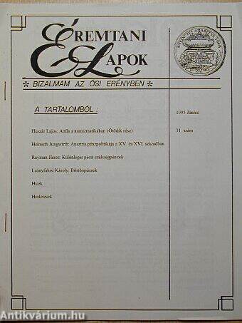 Éremtani Lapok 1995. június