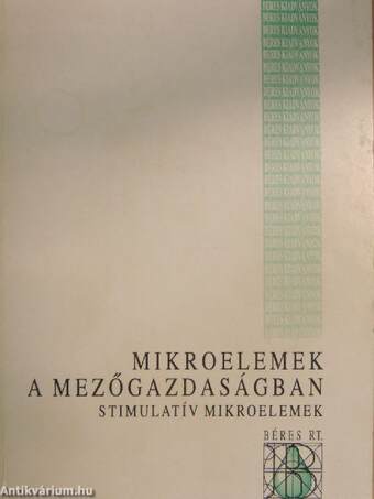 Mikroelemek a mezőgazdaságban II.