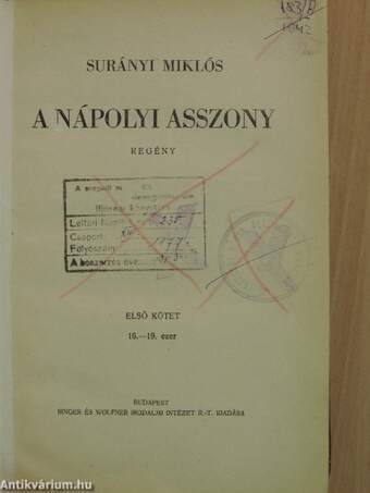 A nápolyi asszony I-II.