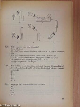 Kémiai feladatok és programok II.