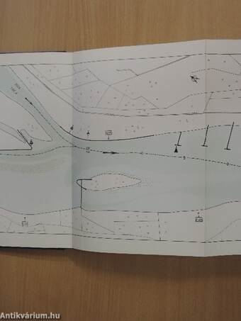 Carte de Pilotage du Danube du km 1214 (Slankamen) au km 1075 (Confluent de la Nera)