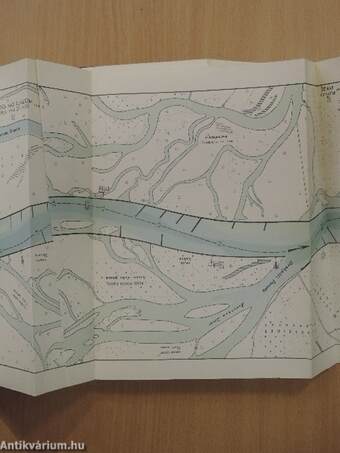 Carte de Pilotage du Danube du km 1880 (Devin) AU km 1707 (Szob)