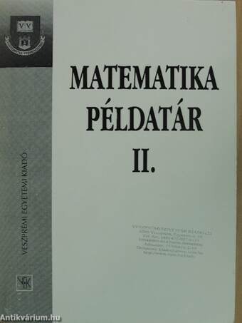 Matematika példatár II.