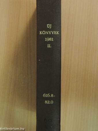 Új könyvek 1981. II. (töredék)