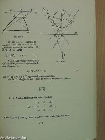 Geometriai példatár IV.