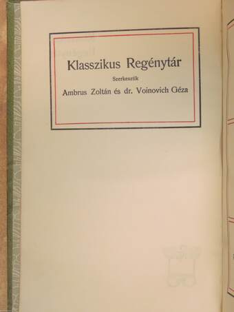 "54 kötet a Klasszikus Regénytár sorozatból (nem teljes sorozat)"