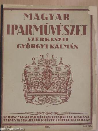 Magyar Iparművészet 1918/1-3.