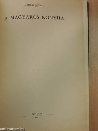 A magyaros konyha