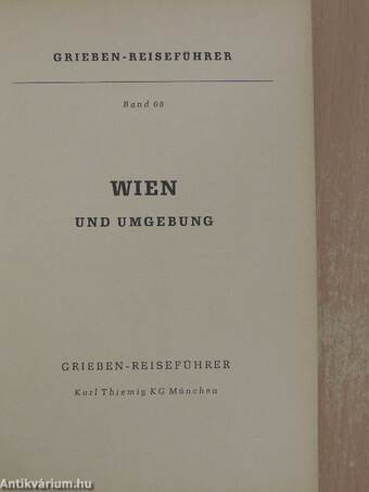 Wien und Umgebung