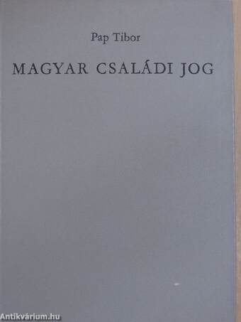 Magyar családi jog