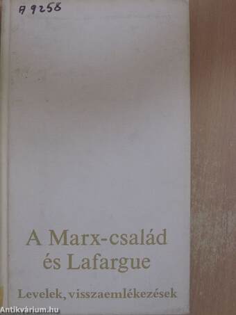 A Marx-család és Lafargue