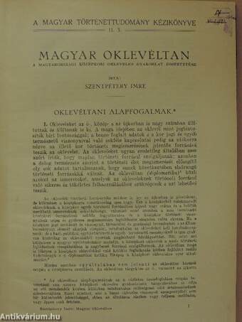 Magyar oklevéltan