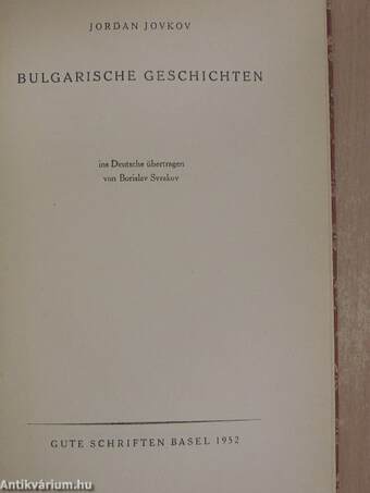 Bulgarische Geschichten