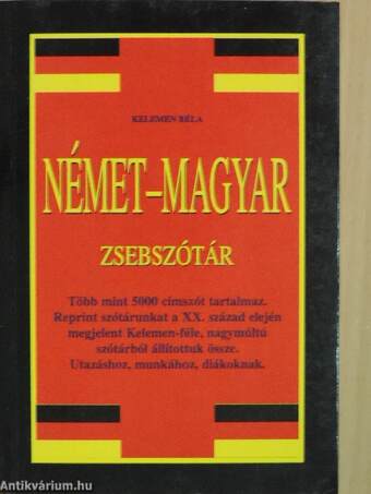 Magyar-német/német-magyar zsebszótár