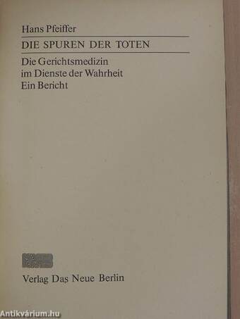 Die Spuren der Toten