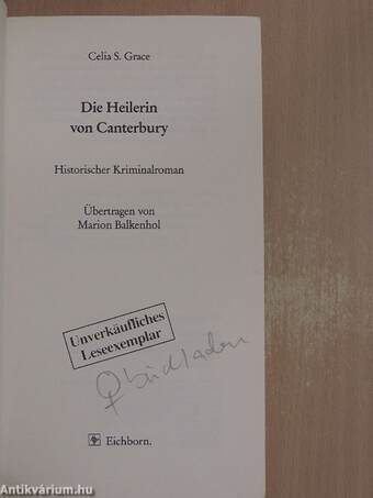 Die Heilerin von Canterbury