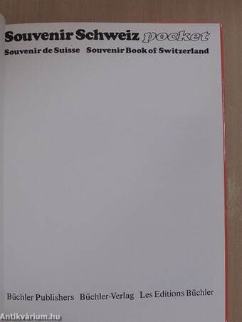 Souvenir Schweiz pocket