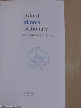 Oxford Idioms Dictionary