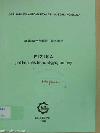 Fizika példatár és feladatgyűjtemény