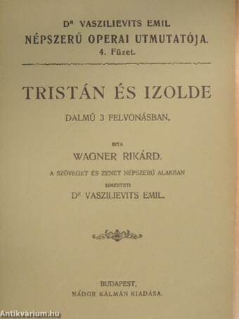 Tristán és Izolde