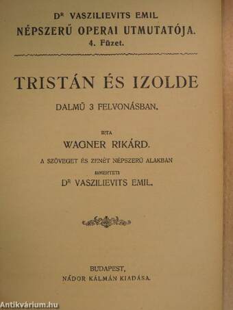 Tristán és Izolde